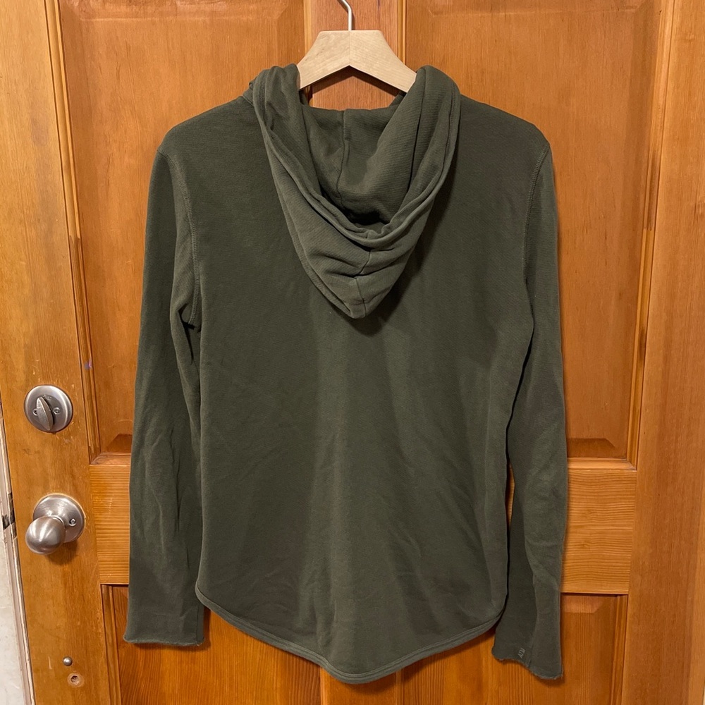 ATM Anthony Thomas Melillo French Terry Full Zip Hoodie Jacket - Picture 3 of 8